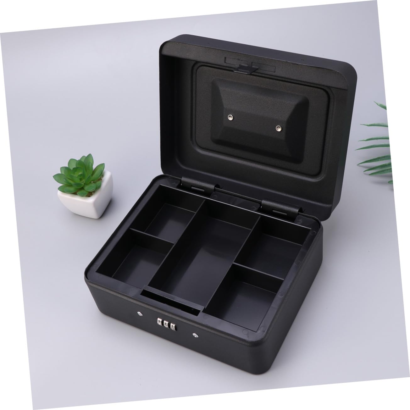 UKCOCO Caja de Caudales Gruesa con Cerradura de Combinación para Tiendas Portátil