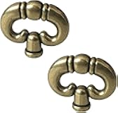 2 Pcs Antique Bronze Ring, Vintage Style Drawer Knob Ring with Back Plate Antique Black Bronze Drawer Pull Dresser Pull Cabinet Knob Kitchen Door Knob Hardware Cabinet Hardware