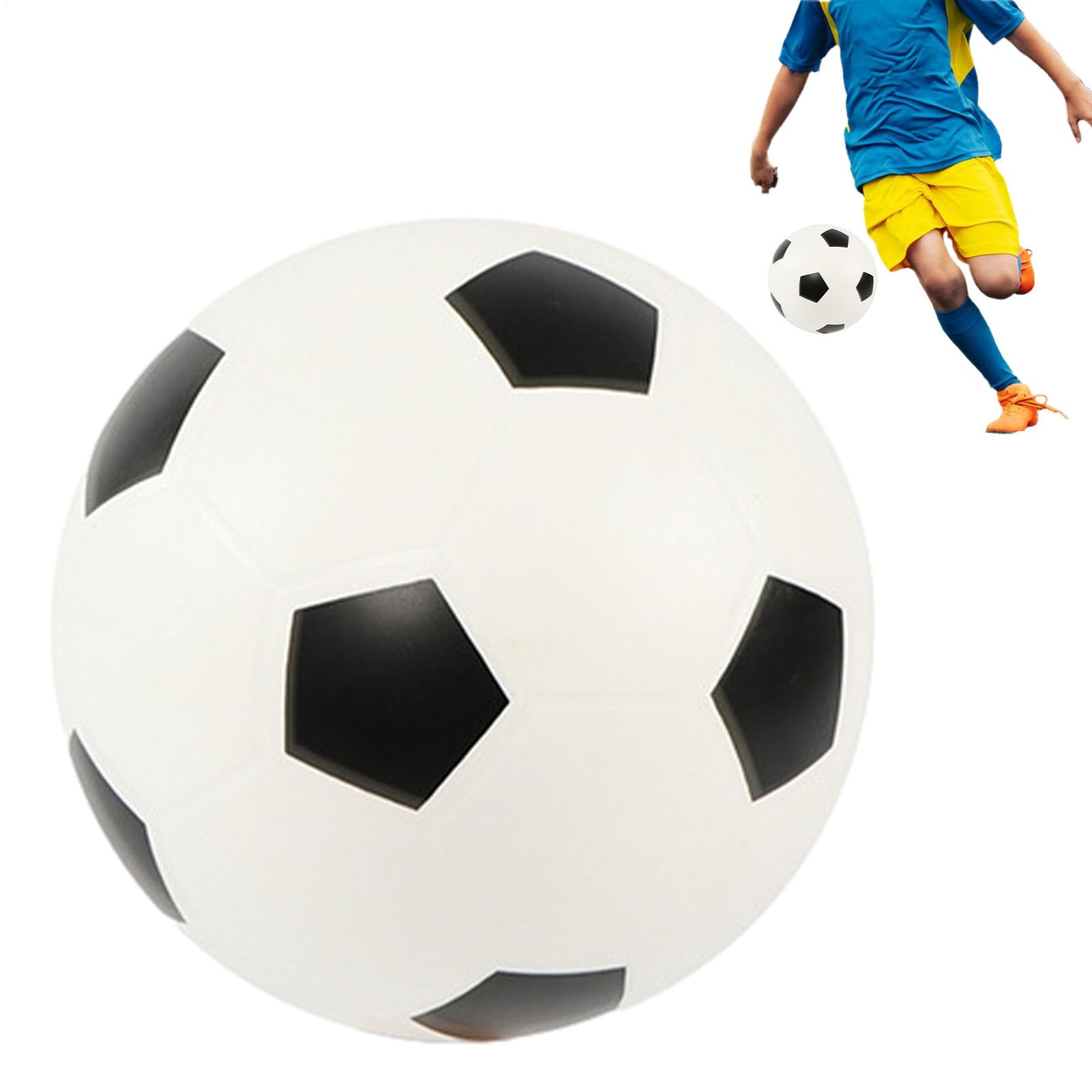 Balón de fútbol de 21 cm para interiores, de esponja silenciosa de alta densidad, pelota de espuma F suave para niños y niñas, pelota de rebote sin ruido, pelotas de fútbol de espuma F para exteriores
