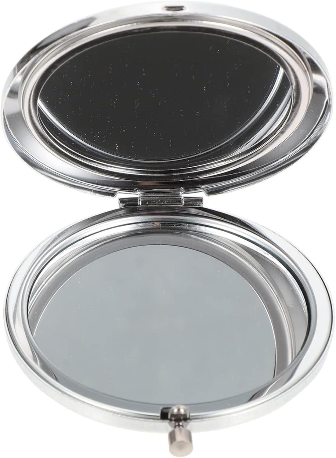 VALICLUD Crystal Rhinestone Compact Mirror Double-Sided Small Pocket Makeup Mirror for Women Light