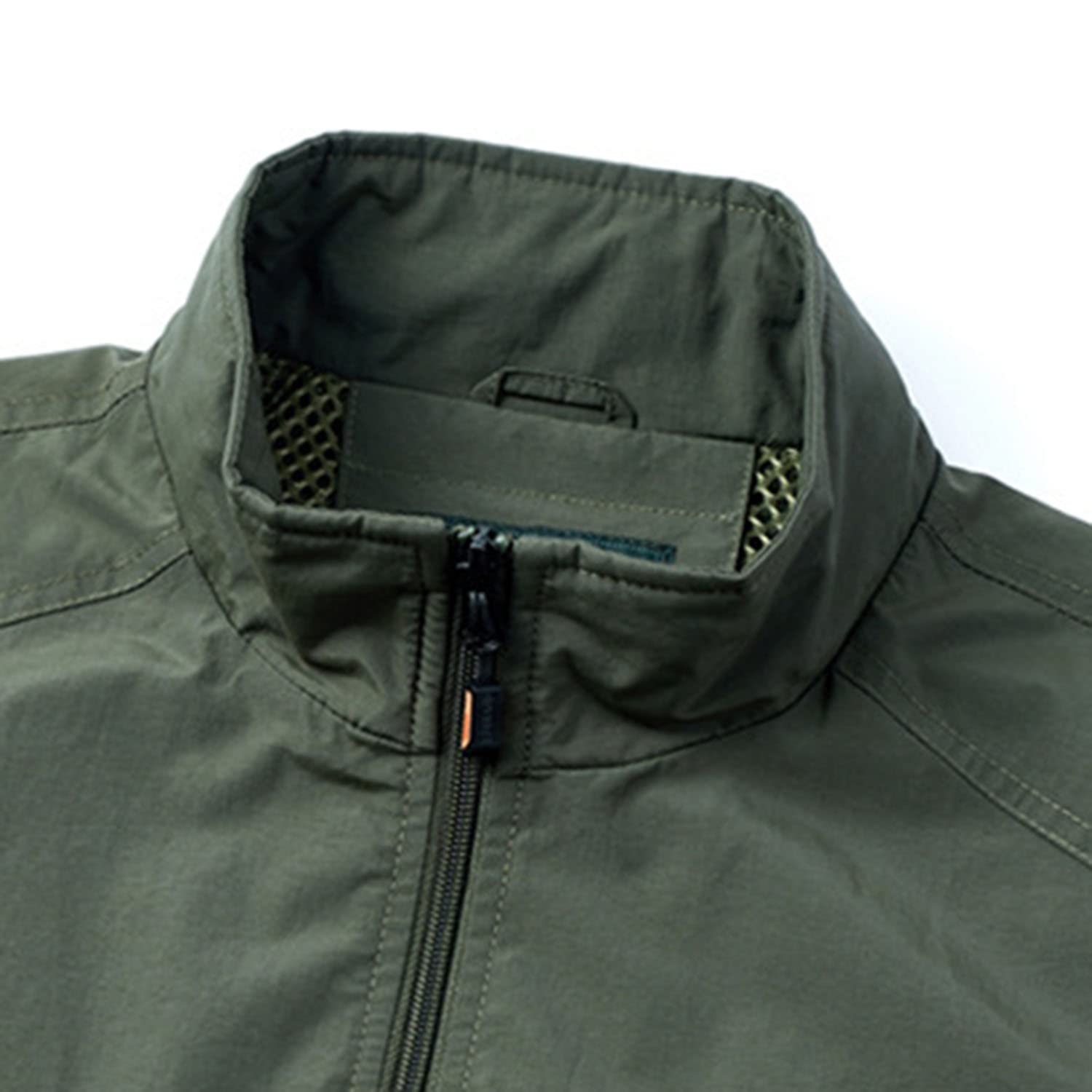 Chaleco para Hombre Chaqueta Sin Mangas con Multibolsillos Chaleco Casual para Exteriores Chaleco Transpirable De Secado Rápido para Viajes De Pesca Y Fotografía