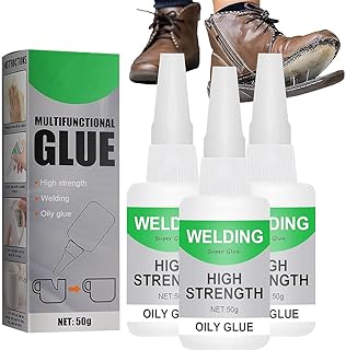 2023 New Jue Fish Glue, Welding High-Strength Oily Glue, Jue Fish Welding High-Strength Oily Glue, Jue Fish Multifunctional Glue, All Purpose Super Glue Extra Strength (50ML-3PC)