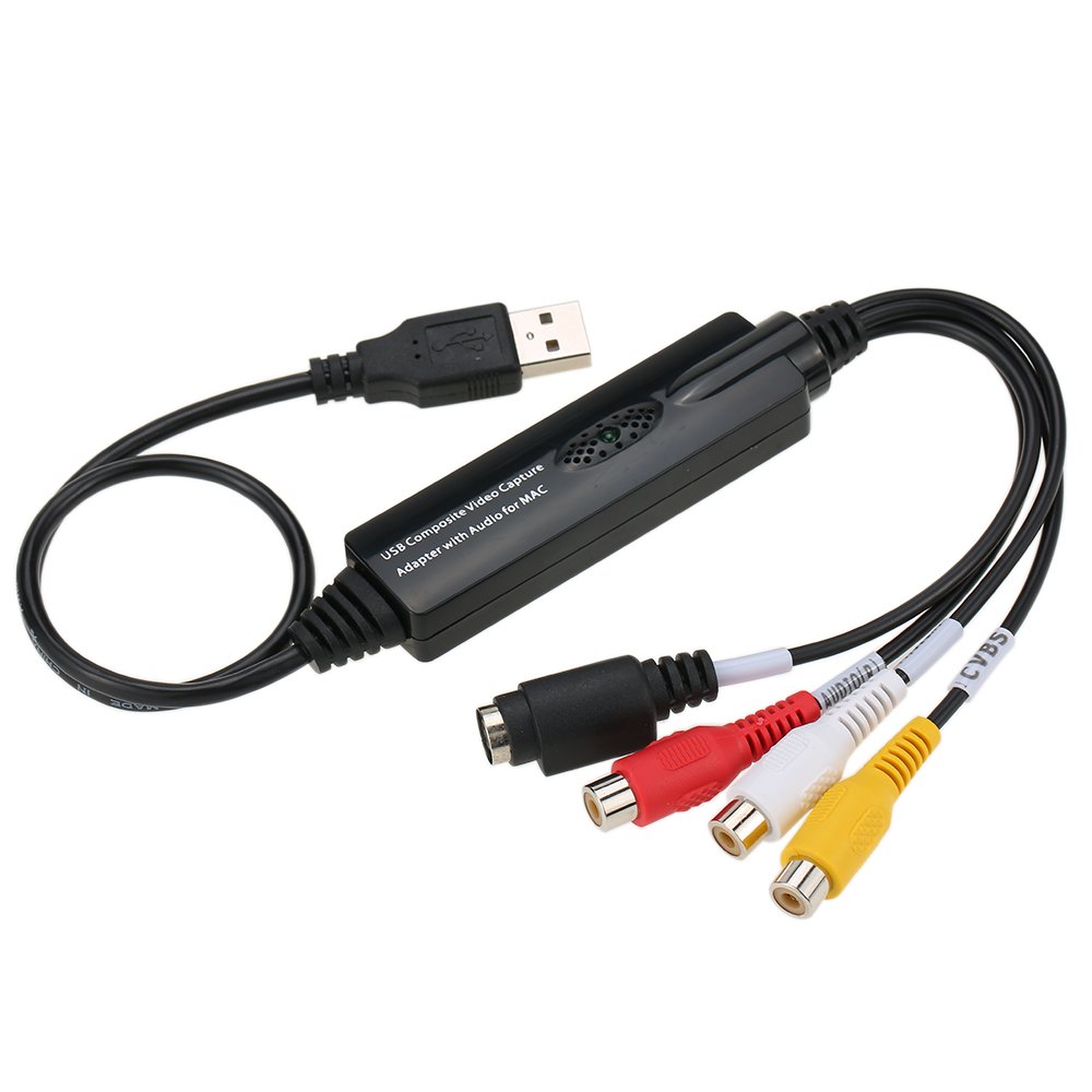 Anself USB Video Audio Capture Grabber Recorder Adapter Card for MAC OS 10.4-10.12 Camcorder VHS Tape VCR DVD TV Box-image-37