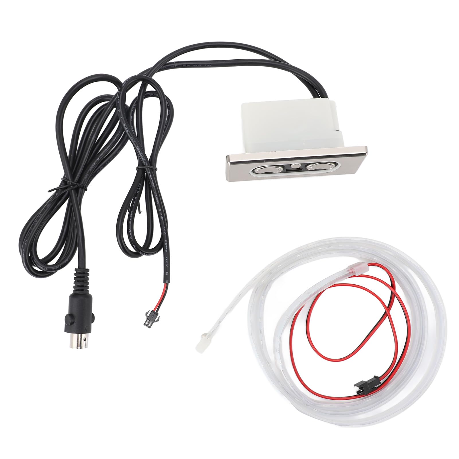 Telecomando Manuale a 2 Pulsanti e 5 Pin, Telecomando Retroilluminato per Poltrone Elevabili, Poltrona Reclinabile Elettrica, Asta di Spinta CC, per Ascensore a 2 Motori con Barra Luminosa