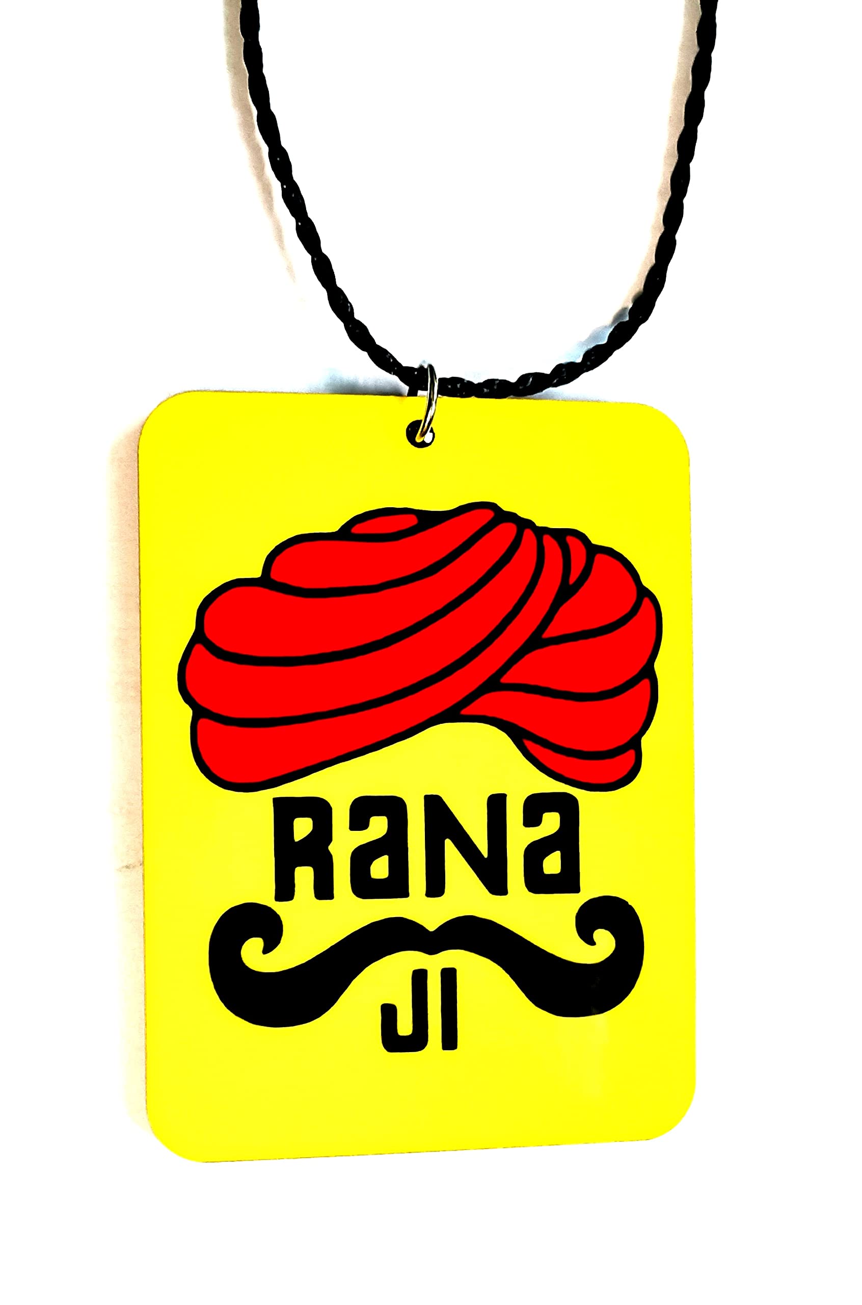 GXYS Both Rana Ji with Turban Moustache and for Car Hanging Material-Acrylic Multicolor-picture-1