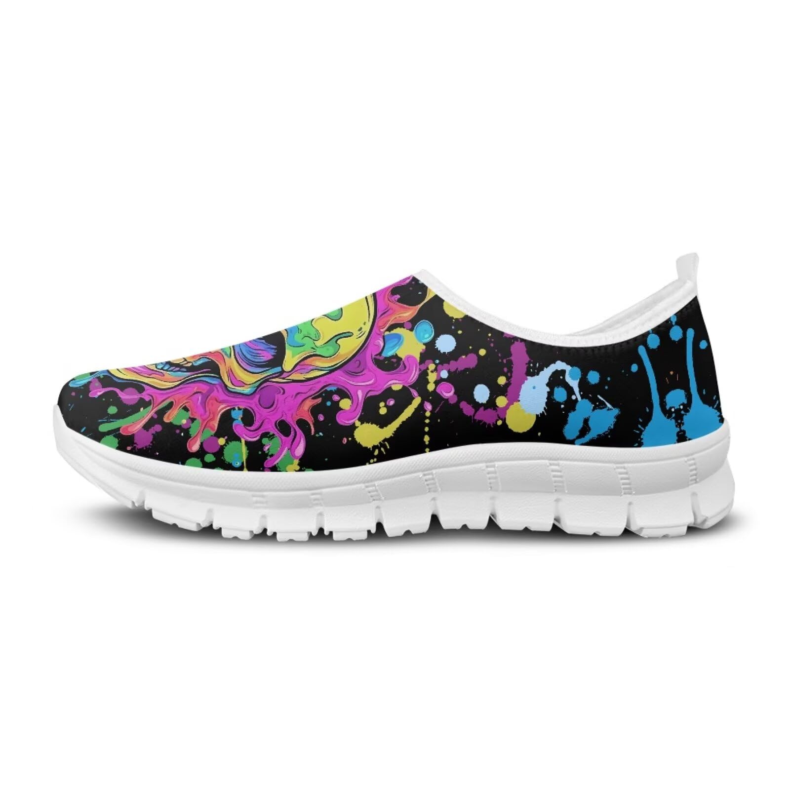 Scarpe da ginnastica senza lacci da donna, con supporto per l'arco plantare, leggere, morbide, senza lacci, scarpe da corsa
