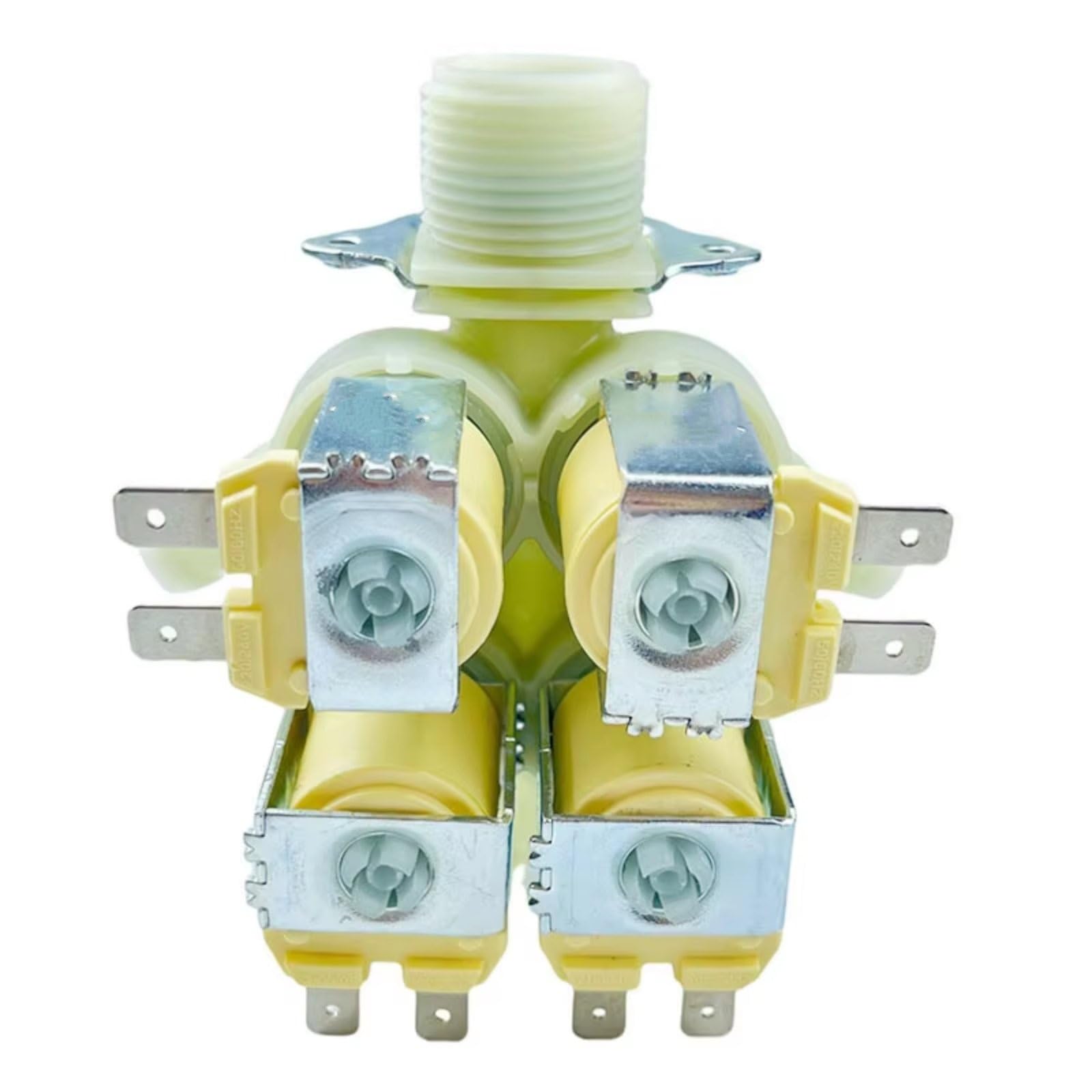 Electrovalvula Lavadora Para 5220FR2008M (33890096) Válvula Entrada Agua Para Lavadora Tambor Universal, Válvula Solenoide Una Entrada Y Cuatro Salidas
