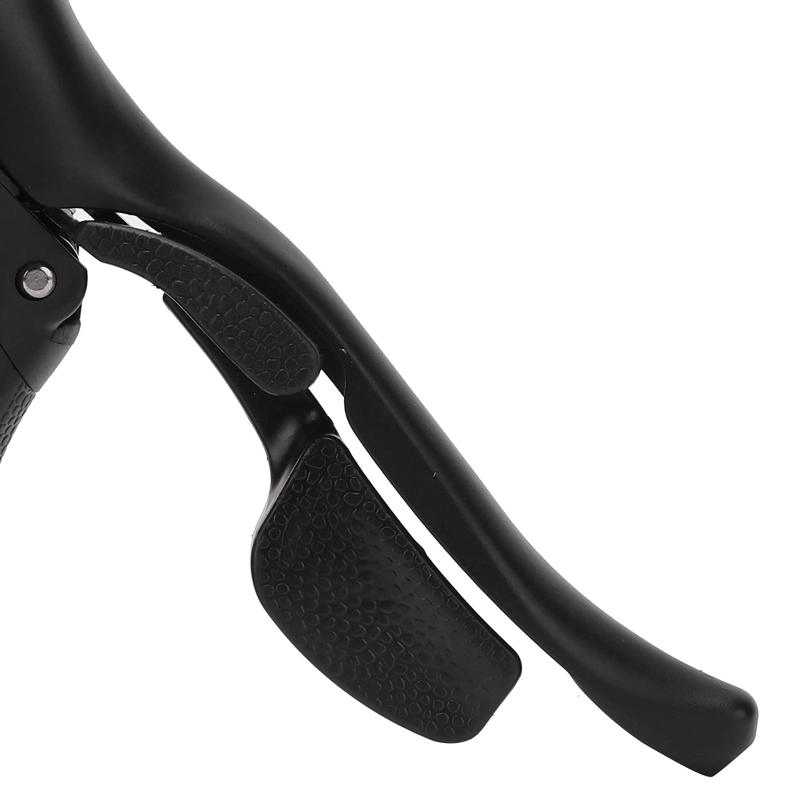 Palanca de Freno de Bicicleta de Aleación de Aluminio Duradera, de Freno Portátil para Ciclistas, 1 par, Tamaño 170x115mm (2 * 7 velocidades)