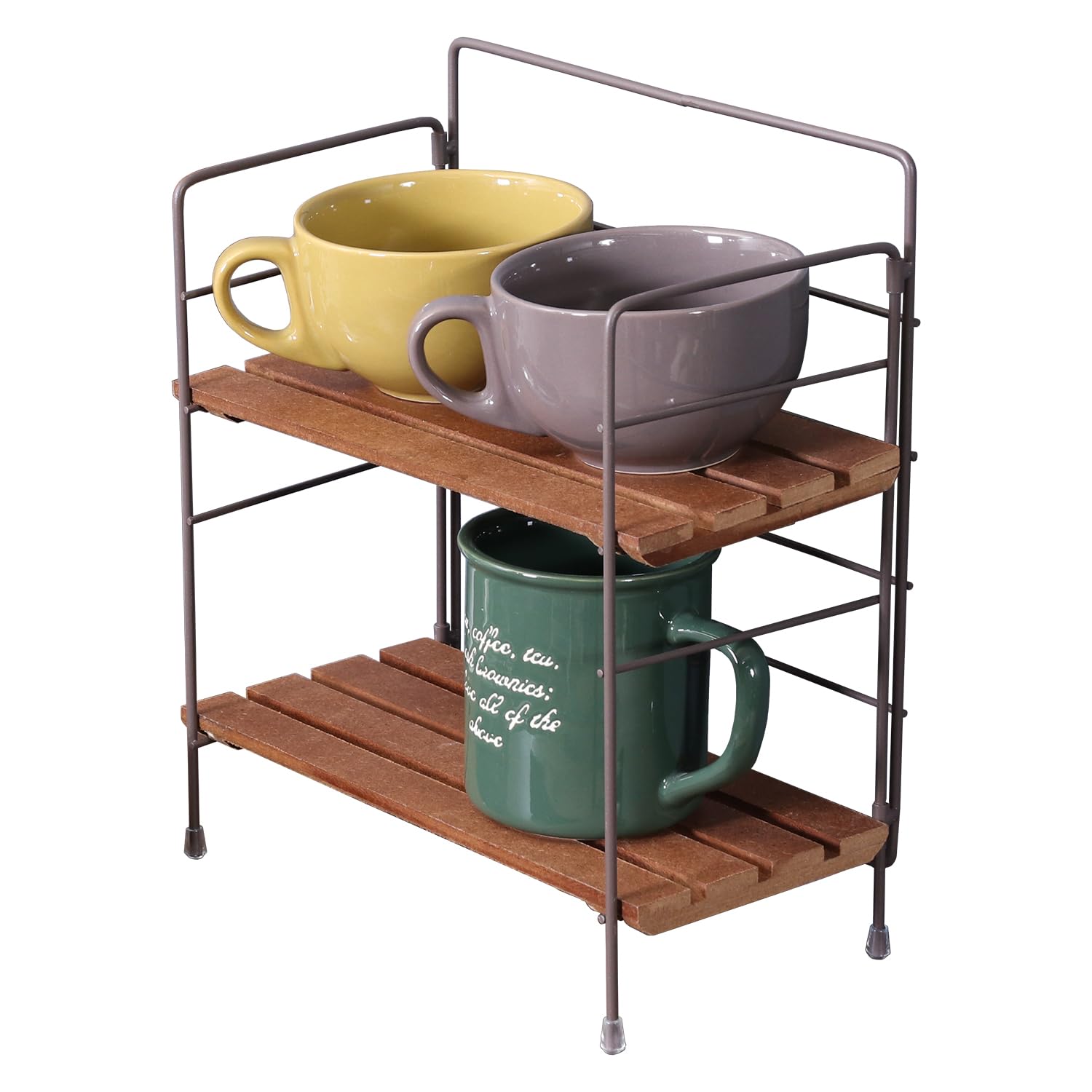 Amazon｜不二貿易 インテリアラック 棚 ブラック×ブラウン