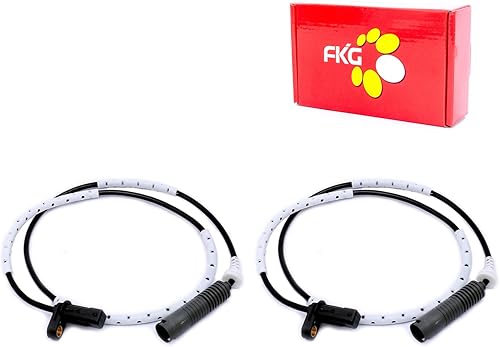 FKG Sensor de velocidad de rueda ABS trasero izquierdo y derecho ALS449 para BMW 128i 2008-2013, BMW 323i 2006-2011, BMW 325i 2006-2011, BMW 328i
