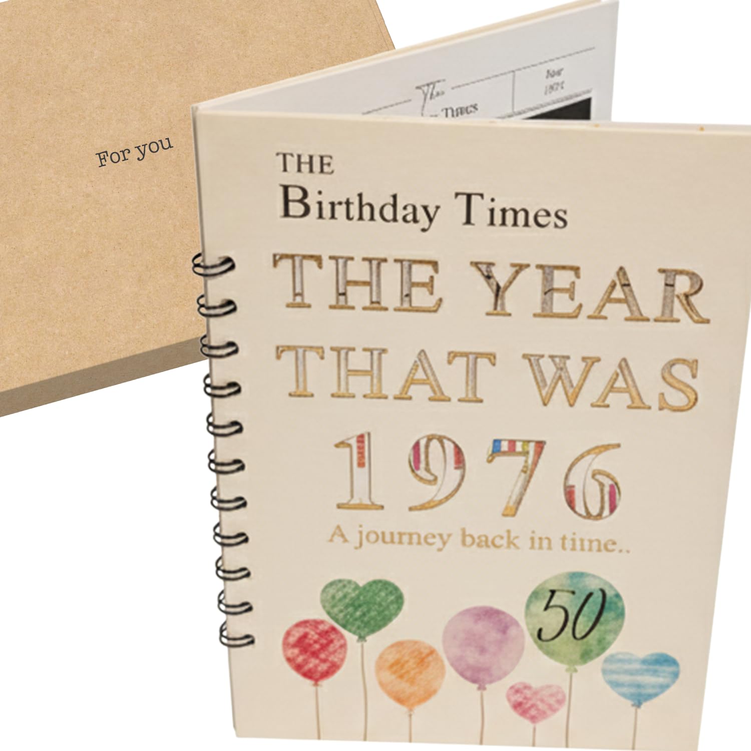 The Year that Was 1976 - Special 50th Birthday Card Book with Details about the Year of Birth (1976)