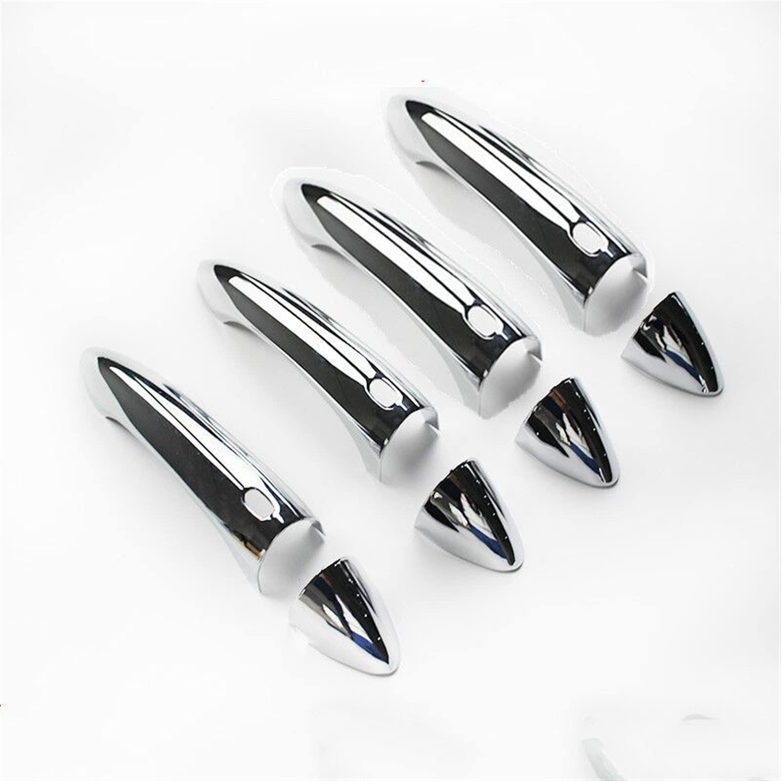 Rinkteea 2 Exterior Car Door Handle For Cruze 016-018 Luxurious Chrome Handle Cover Trim Set For Sedan Hatch Accessories Stickers Car Styling(2)