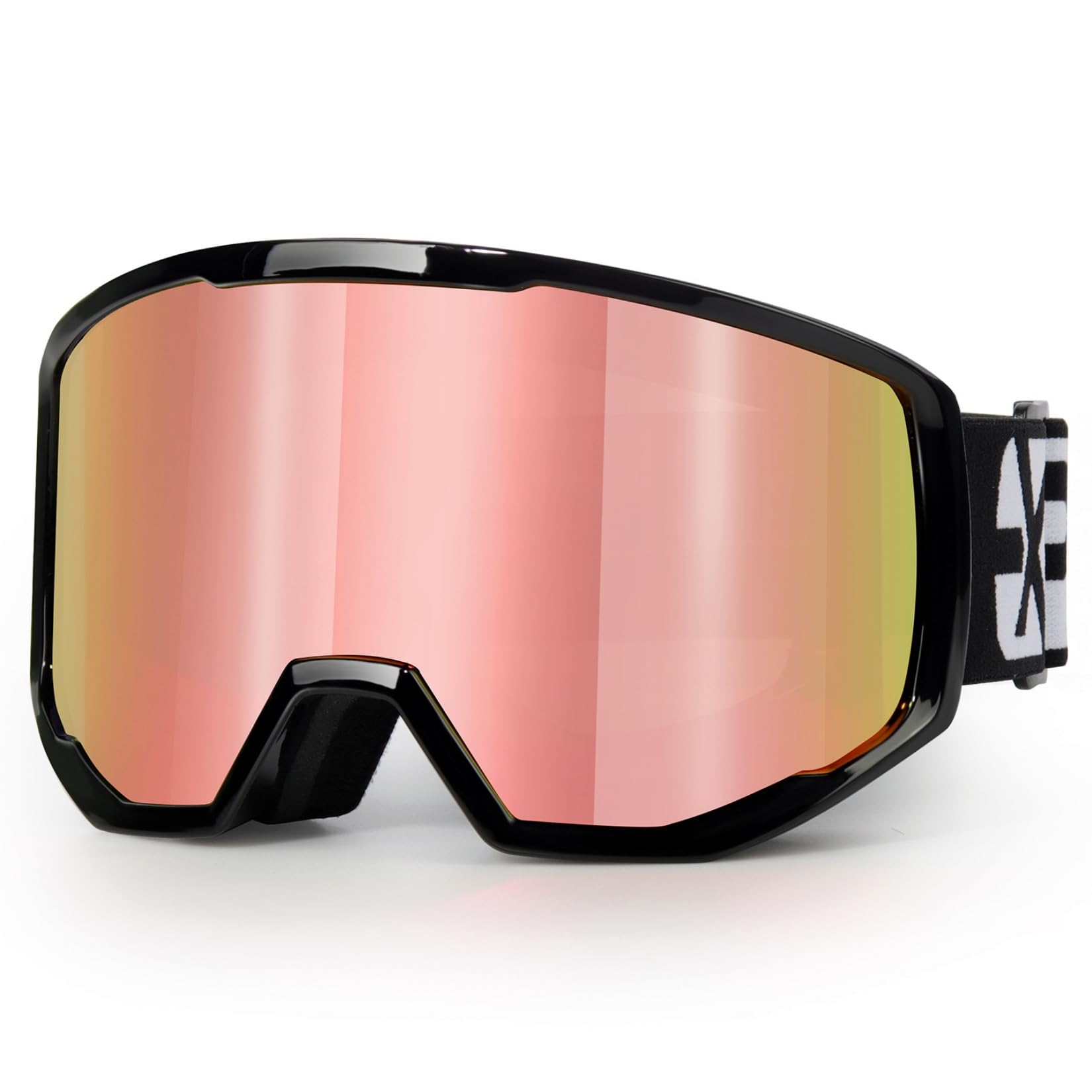 Over-Glasses Ski/Snowboard Goggles for Men Women, Interchangeable Foam