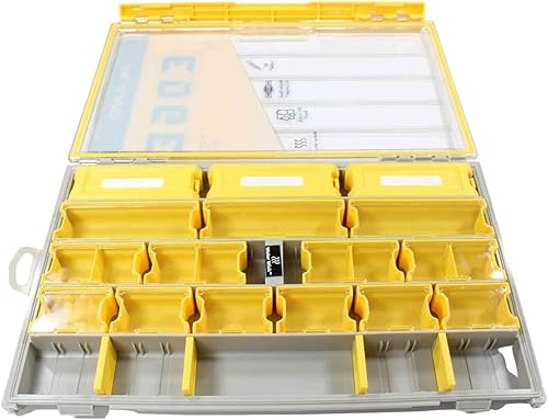 Miniatura 4 de Plano EDGE - Caja de utilidad para aparejos de terminales de alta calidad, transparente y amarillo, almacenamiento resistente al óxido, organizador