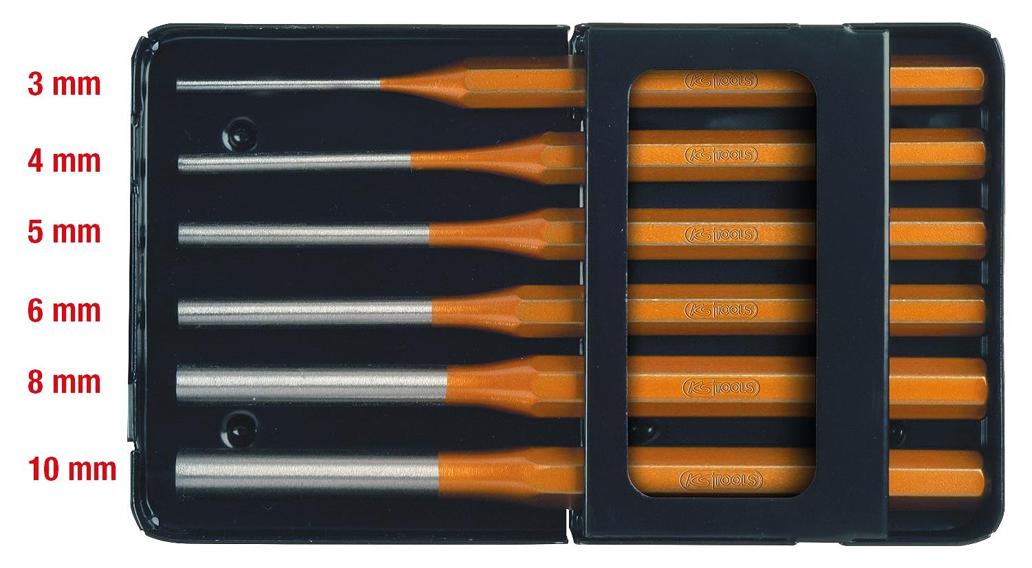 KS TOOLS Jeu de chasse-goupilles, 6 pièces 162.0370