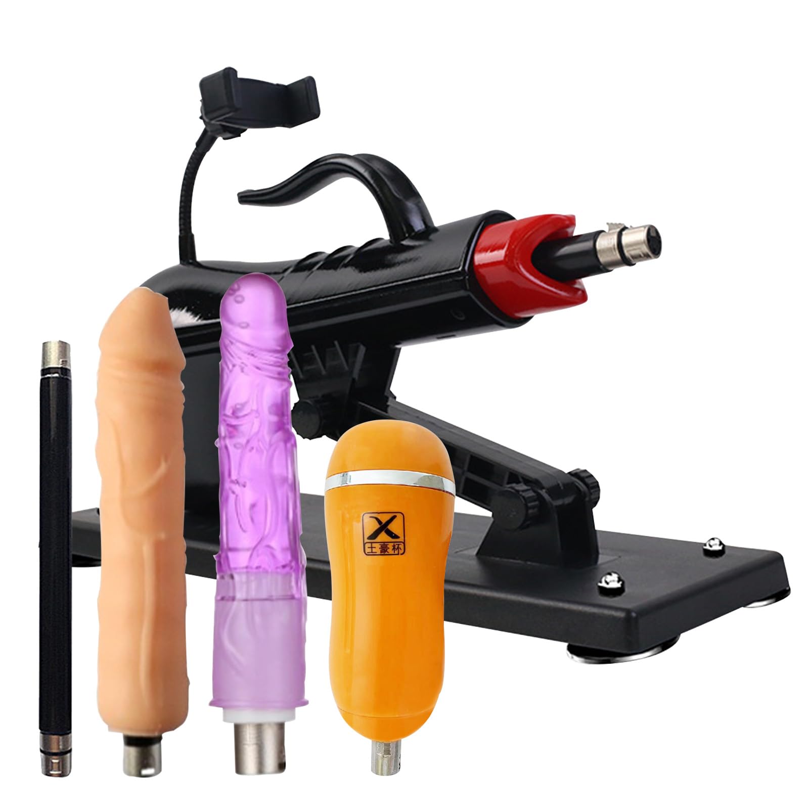 AMAZBEE Máquinas Sexuales con Consoladores Máquina de Follar Juguetes Sexuales Extremos para Hombres y Mujeres Velocidad Infinitamente Variable Máquinas y Aparatos Automáticos (Set 2)