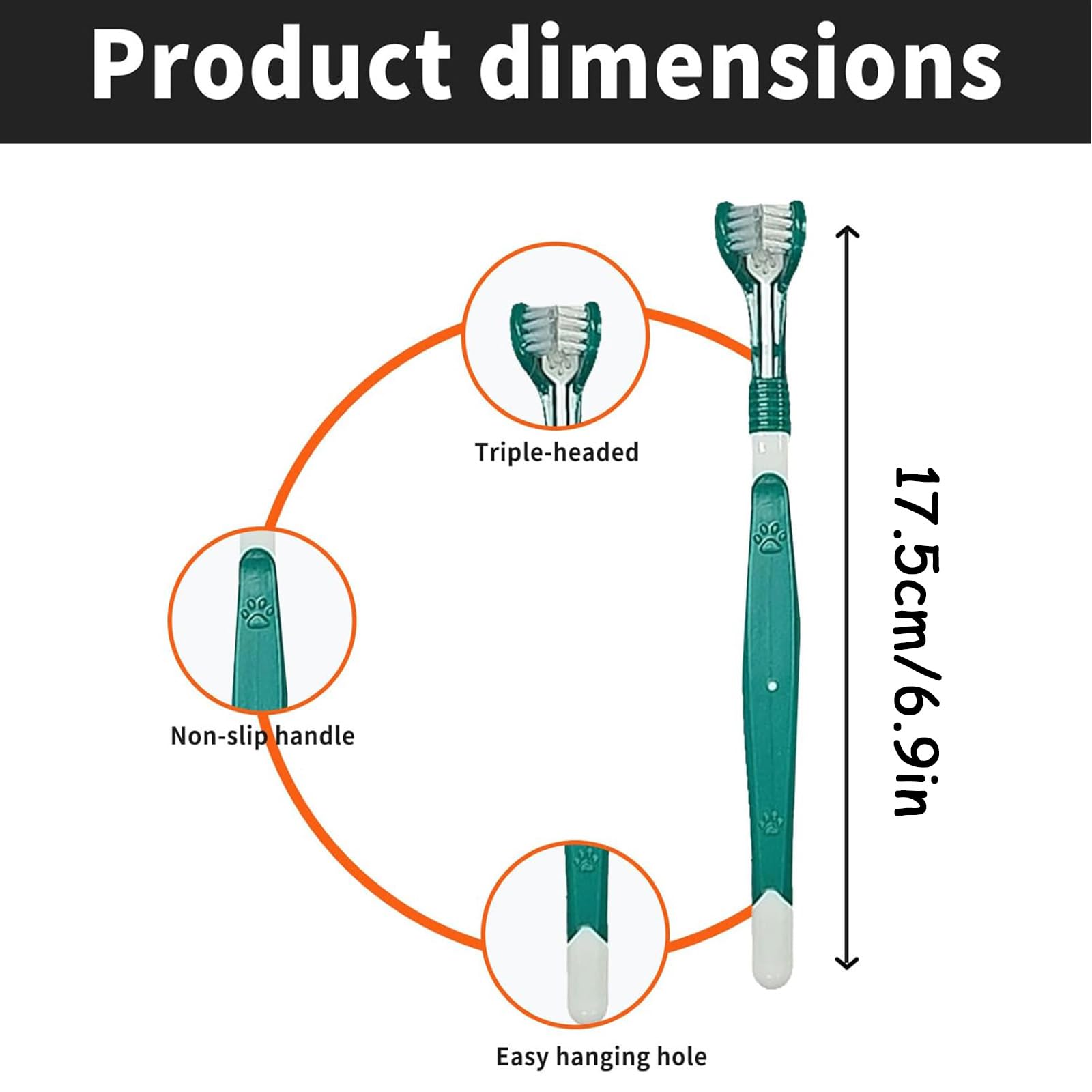 Dog Toothbrush Set, 10 PCS Dog Tooth Brush, Small Toothbrush for Dogs for Tartar Removal with 4 Pet Finger Toothbrushes - Image 2