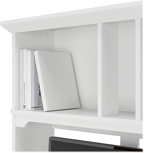 Miniatura 4 de Bush Furniture Salinas - Carcasa para escritorio en forma de L (60 W, color blanco puro)