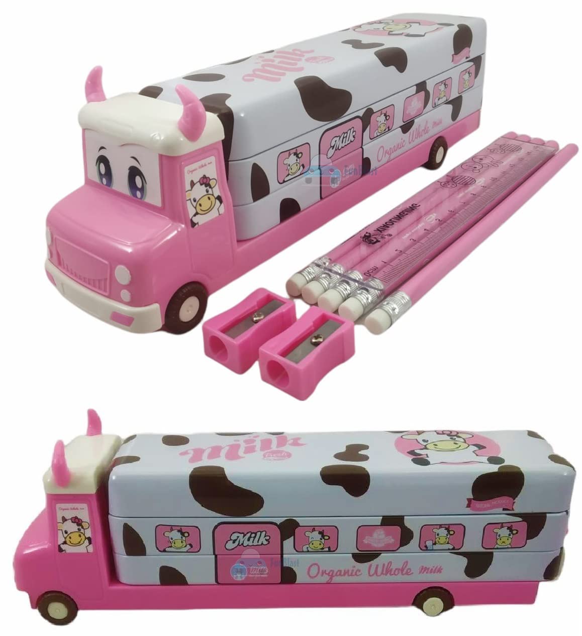 See full amazon price history chart for FunBlast Metal Pencil Box For Girls - Bus Shaped Pencil Case With Moving Tyres & Sharpener, Pencils & Scale For Kids, Truck Geometry Box For Girls, Pen & Pencil Box (Multicolor) FunBlast Metal Pencil Box For Girls - Bus Shaped Pencil Case With Moving Tyres & Sharpener, Pencils & Scale For Kids, Truck Geometry Box For Girls, Pen & Pencil Box (Multicolor) (B09K5LBHXQ) Amazon Price History, Amazon Price Tracker