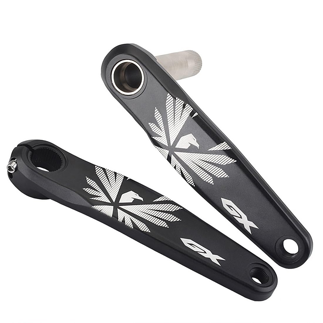 175 millimetri Mountain Bike sinistra / destra pedivella braccio cavo integrato MTB pedivella set