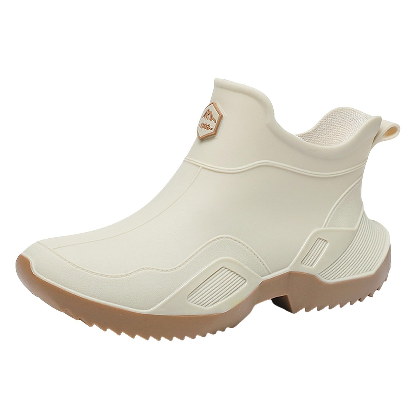 Botas de goma para hombre, botines de lluvia, antideslizantes, botas de lluvia cortas, botas de goma, impermeables, botines de tobillo, botas de jardín, botas de exterior
