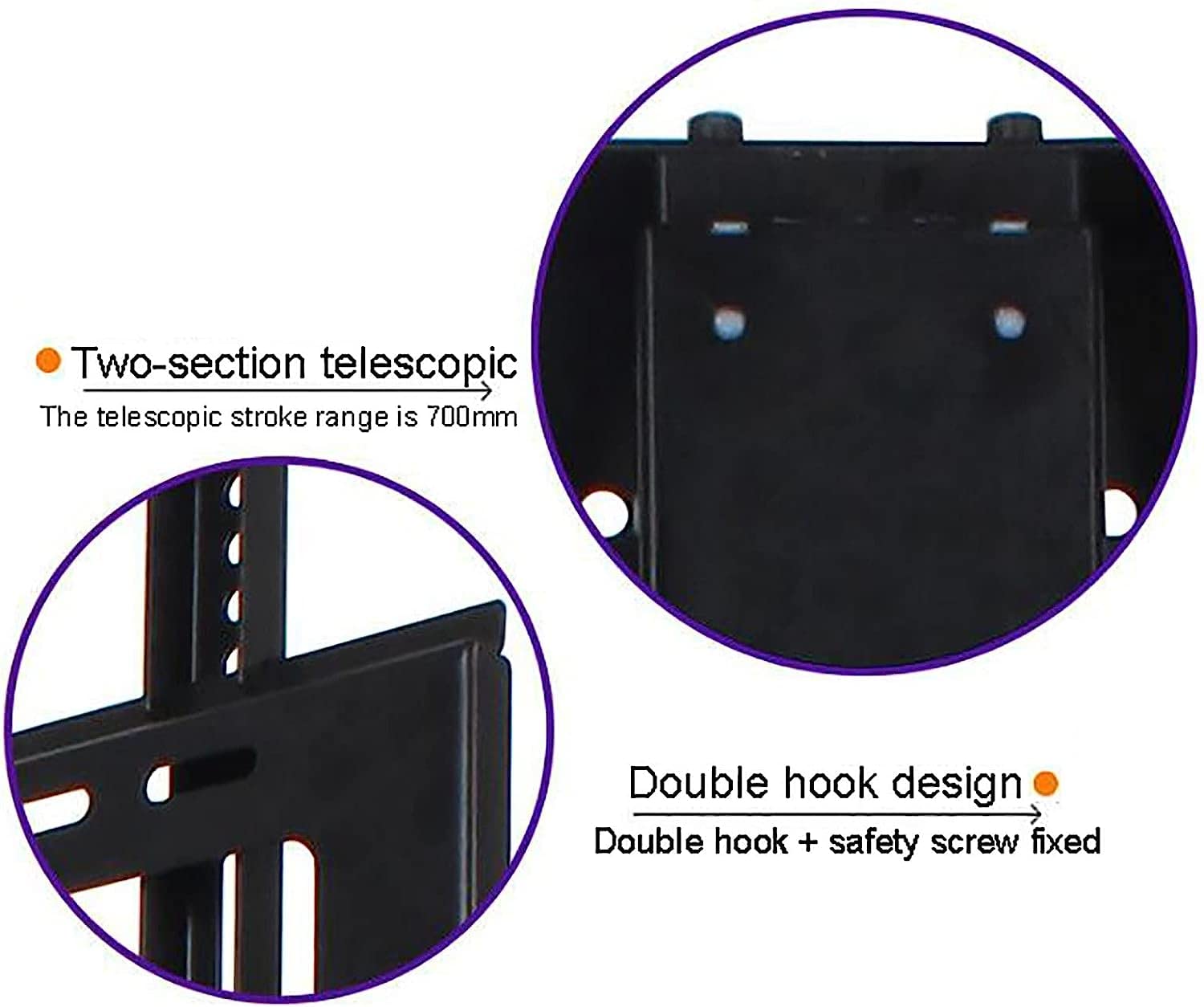Soporte para TV, Soporte Pared para TV, Soporte Techo motorizado para TV, Elevador eléctrico para TV con Control Remoto, Altura Ajustable 51.1 a 78.8 Pulgadas, Compatible con televisores 32 a 65 PU