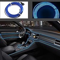 Vista 13 de ABALDI Kit de luces de neón de 9.8 ft, para decoración de coche, luces de neón para debajo del salpicadero, luces interiores de coche, luces de neón