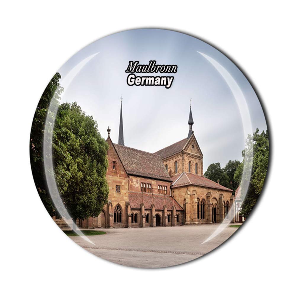 Muyu Magnet Maulbronn Germany Fridge Magnet Souvenir Gift Crystal Magnetic Sticker Collection