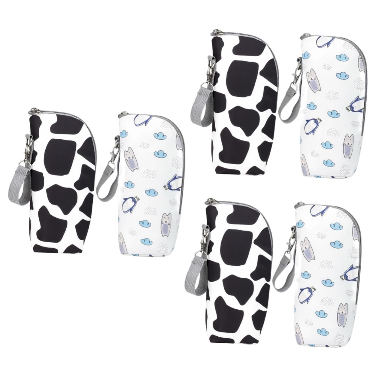 Abaodam 3 Series Bolsa De Botella Accesorio para Biberones Botella De Agua Aislada Biberón Bolsas Soporte para De Leche Bolsa Aislante para De Leche Tela Oxford 2 Piezas*3