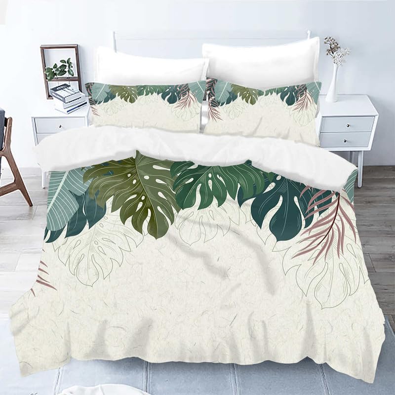 Housse de couette 220x240 douce en microfibre 110g/m² hypoallergénique