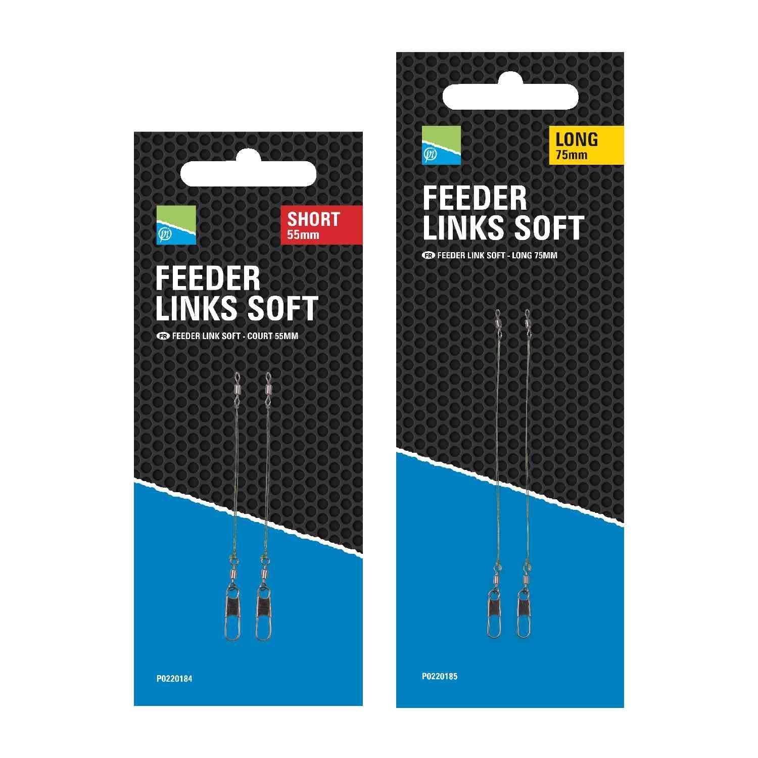 Preston Feeder Links Soft - Short 55mm