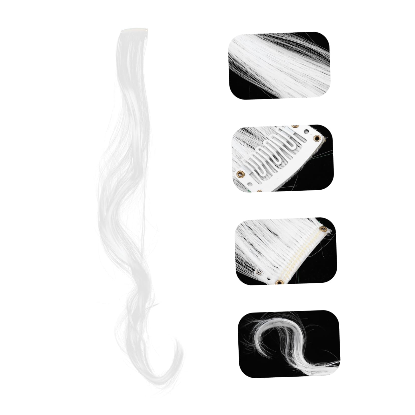FRCOLOR 36pezzi Extension Ricci Lunghi Filo Alta Temperatura Senza Nodini Per Look Glamour e Occasioni Speciali