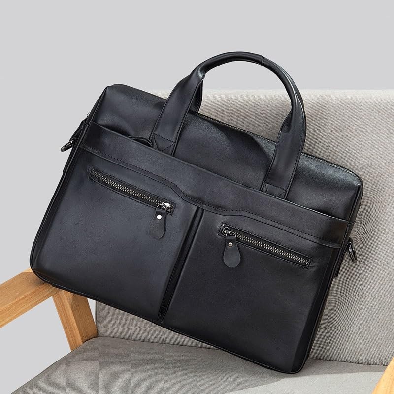 Briefcase Single Shoulder Crossbody Bag Business Bag Commuter Handbag Large Capacity Backpack4