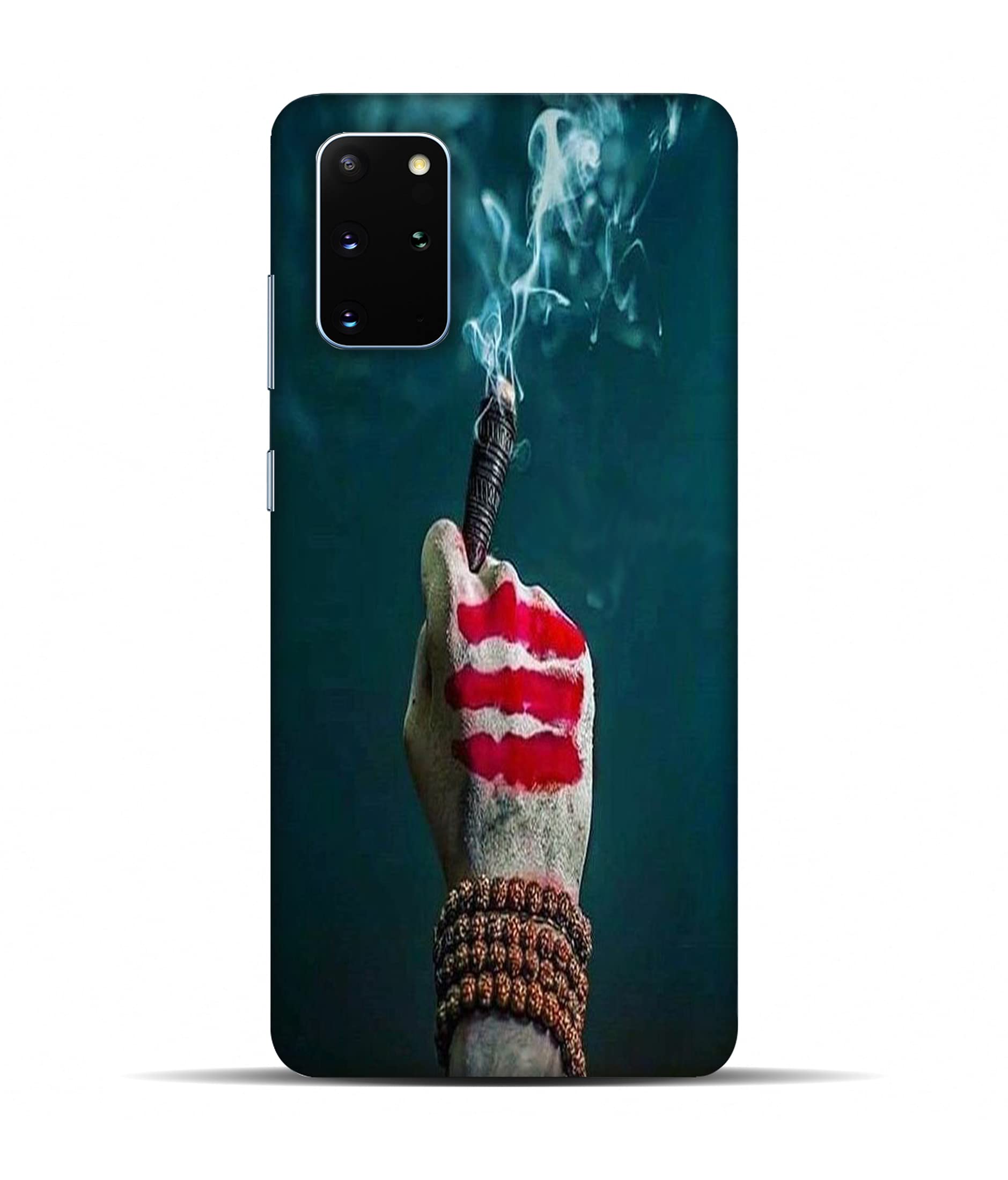 AURA Aghori Mahadev Chilam Smoking Designr | Printed Hard Back Cover for Samsung Galaxy S20 Plus Premium & Attractive Case for Your Smartphone-image-8
