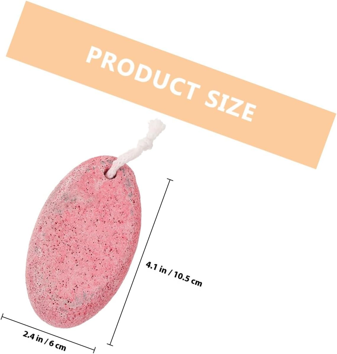 2Pcs Double-Sided Pumice Stone Foot Pedicure Tool for Callus Removal and Dead Skin Exfoliation with Portable Storage Box Natural Lava Scrubber for Smooth Feet Random Color