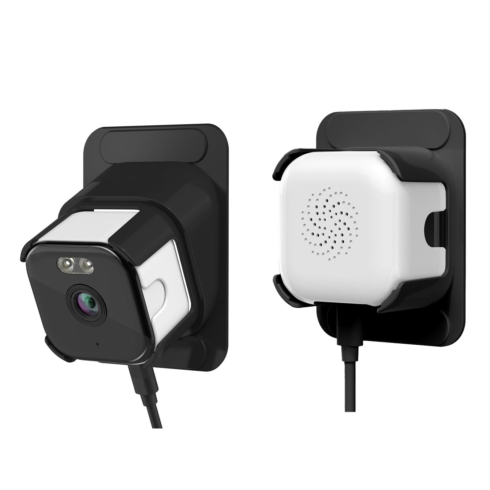 Wewnętrzna Kamera Bezpieczeństwa 3 MP 2K, Inteligentne Wykrywanie AI, Powiadomienia Telefoniczne w Czasie Rzeczywistym, Pełnokolorowy Noktowizor, Kamera Okienna do Biura w (2 kawałki)