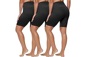Plus Size Biker Shorts with Pockets for Women (S-4XL)