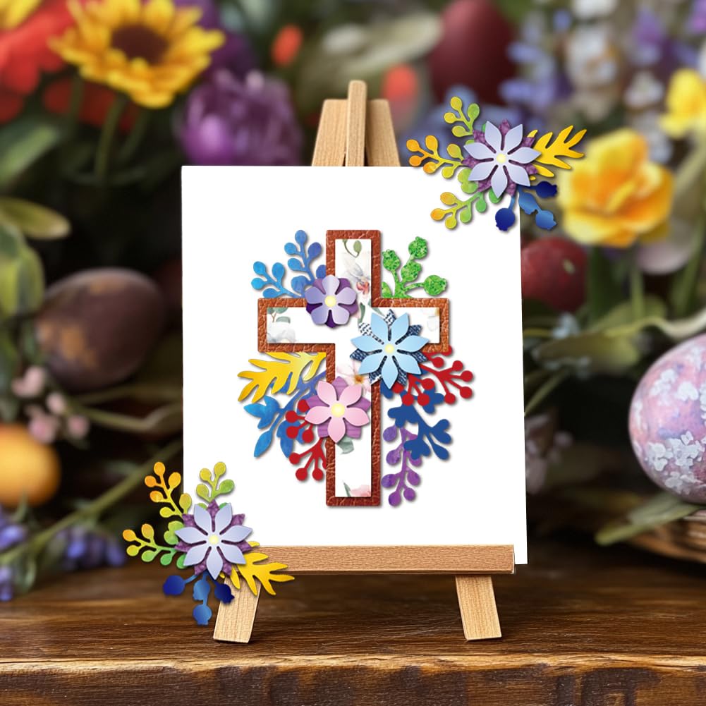 Fustelle Metalliche Per Scrapbooking | Set Fiori E Foglie Con Campanelle | Stencil Da Taglio E Goffratura 17x8 Cm