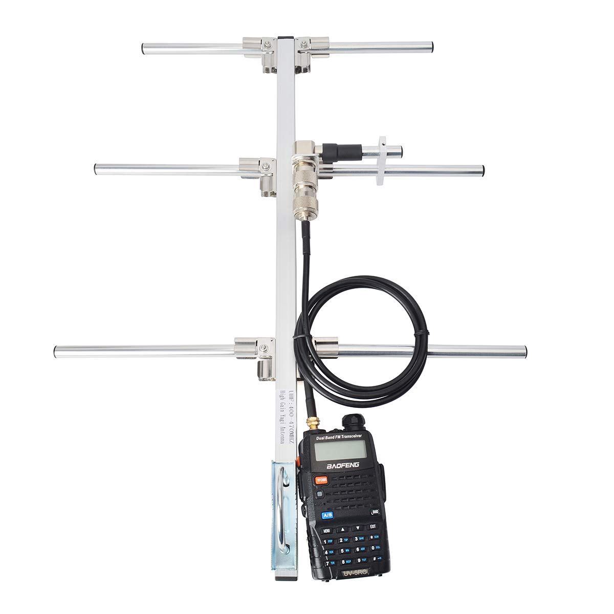 Buy TWAYRDIO Foldable Ham Radio Yagi Antenna UHF 400470Mhz Long Range