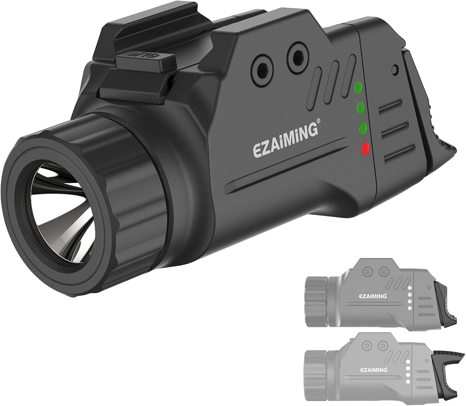 Weapon Light 1000 Lumen Compact Pistol Flashlight for Glock and Picatinny Rail