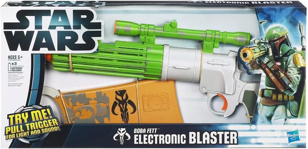 Star Wars Boba Fett Electronic Costume Prop Blaster