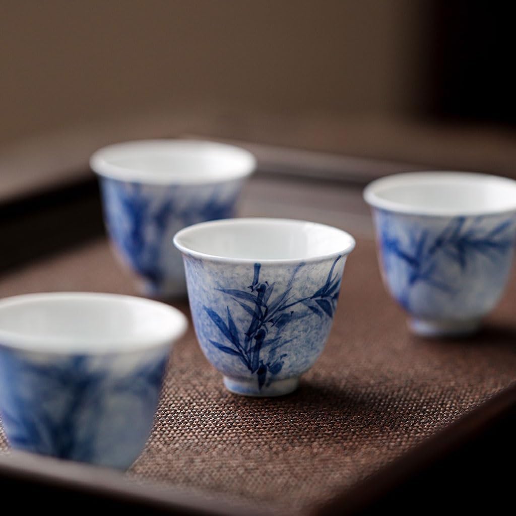 GSOUL Kungfu Tea cup Office Tea Cup Hand-painted Host Home Ceramic Single Chinese Drinking Small Tea Cups