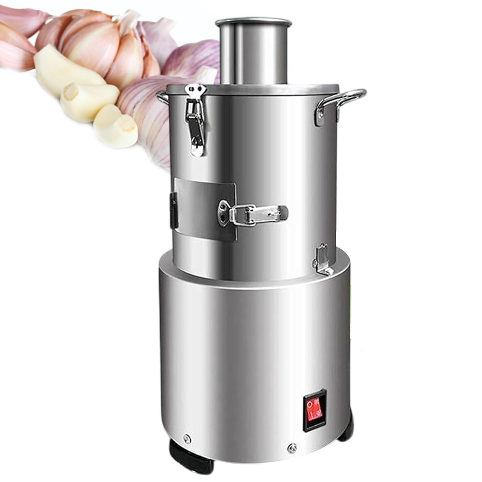 AYCDL 35kg/H Peeling Stainless Steel Commercial Whole Garlic Peeling Machine, Electric Garlic Separator, Large Capacity Automatic Peeler,
