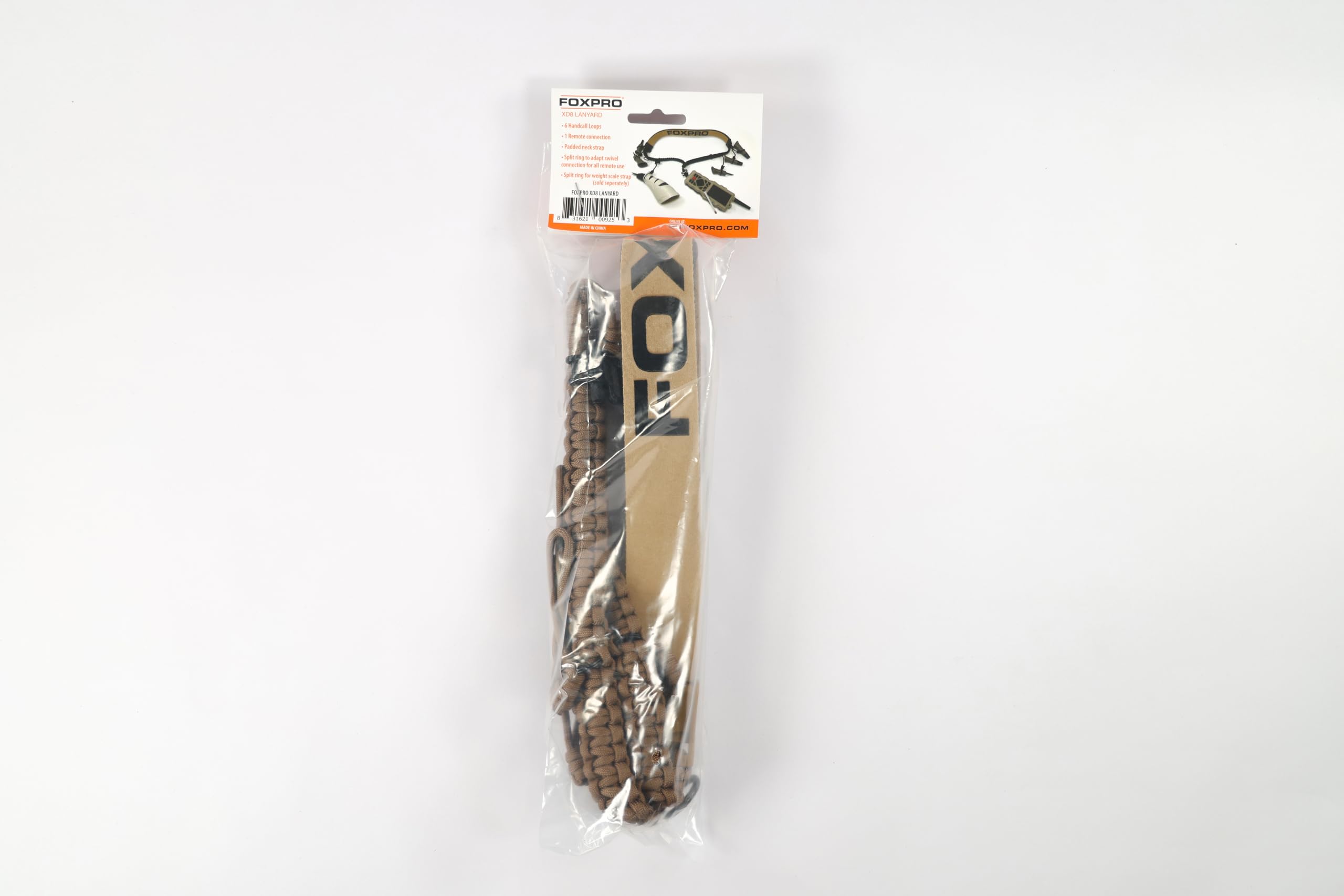 Amazon.com: FOXPRO XD8 Tier Coyote Call Lanyard in Tan and Brown