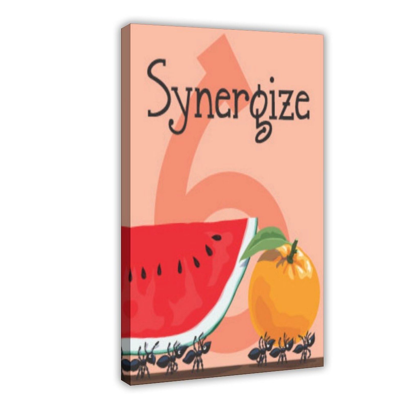 Poster di arte abitudinaria a tema animale, 6 poster su tela, decorazione per camera da letto, paesaggio, ufficio, stanza, regalo, 40,6 cm di lunghezza x 61 cm di larghezza