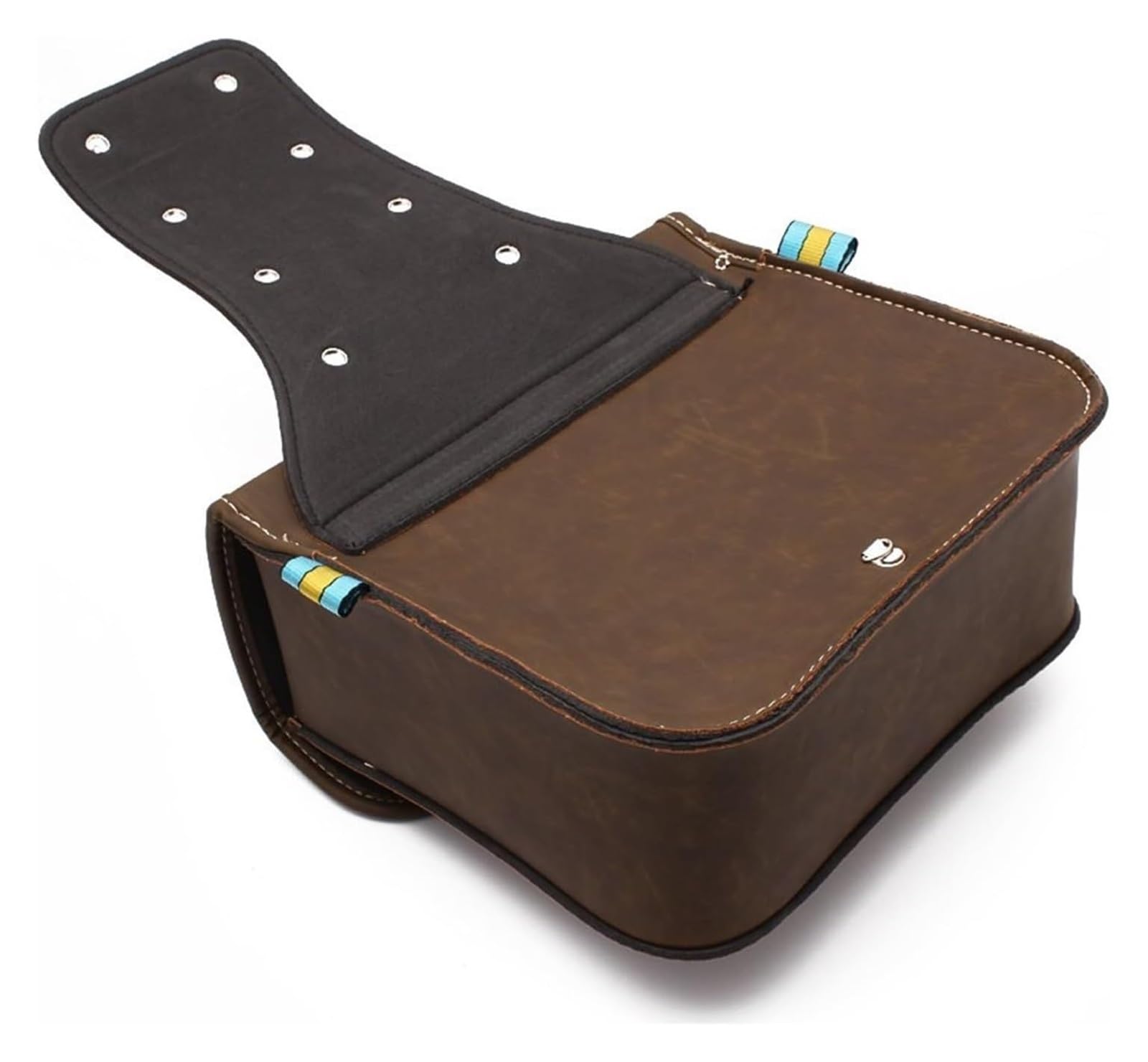 Bolsa Trasera para Motocicleta para Bolsa Cola Sillín Motor Bolsa Motocicleta Bolsa Motocicleta Bolsa Herramientas Laterales Equipaje Motocicleta Bolsa Sillín Cuero PU