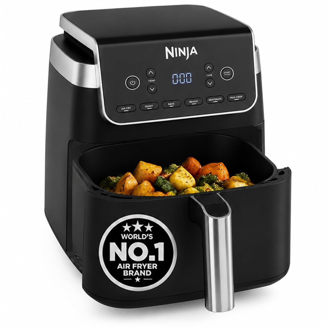 Ninja Air Fryer MAX PRO 6.2L (AF180IN) | 2000W | Max Crisp Technology | Variable Air Flow | PFOA-Free Non-Stick | 6-in-1 Air Fry, Roast, Bake & More | Cook from Frozen to Crispy-image-12