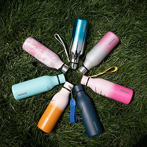 Image of BJPKPK Insulated Water Bottles, 18 oz Stainless Steel Metal Water Bottle with Strap, BPA Free Leak Proof Jugs,Mugs,Flasks, Reusable Thermal Flasks for Sports & Travel, Caribbean Sunrise