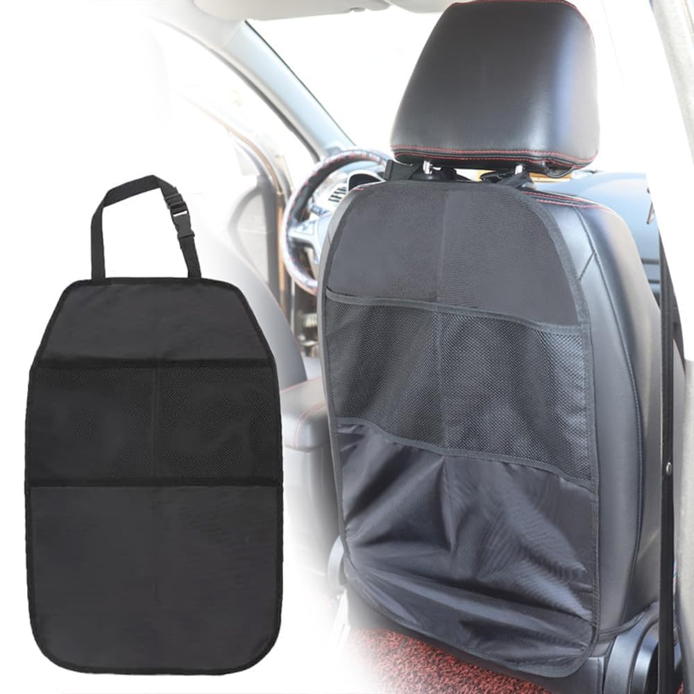 2PCS Car Seat Back Anti Kick Pad, for Citroen Ds4 C4 Cactus Ds5 C-Crosser C5 Aircross C4 Aircross C3 Aircross Car Anti-Kick Protector Mats Back Seat Protector Anti-dirty Pad Seat Back Cover Protector