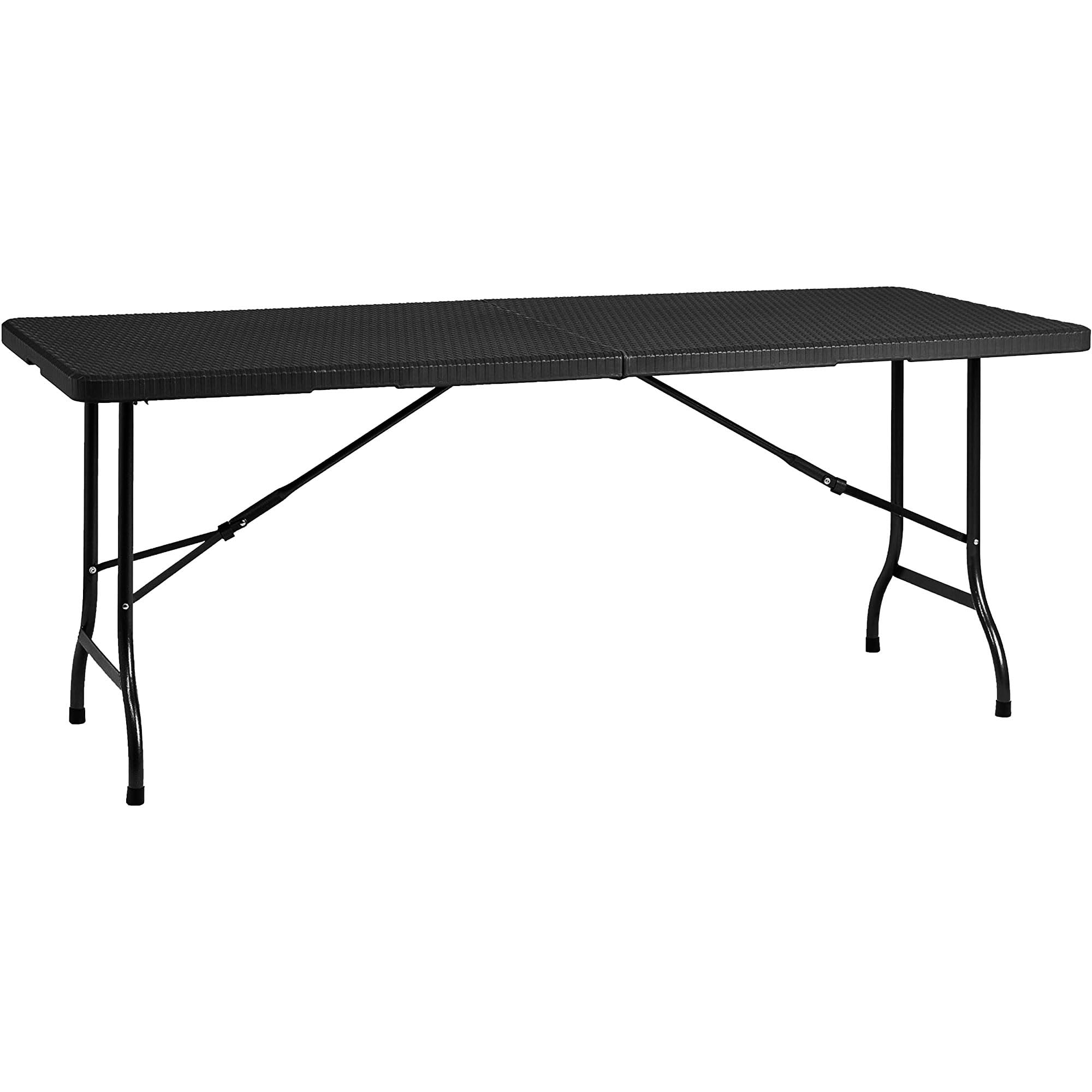 Picnic Tavolo Pieghevole Multifunzionale, Marrone Scuro